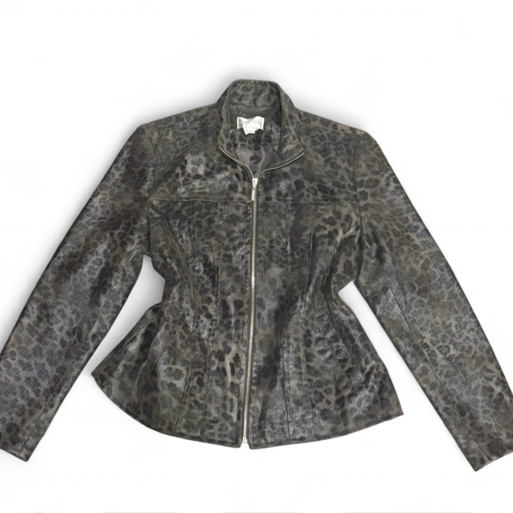 Erin London Leopard Print Jacket
